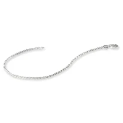 Histoire d'Or Bracelet Cacilda Maille Corde Argent Blanc