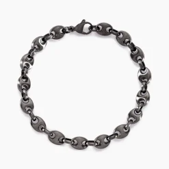 Outlet Histoire d'Or Bracelet Cadia Antique Acier Noir