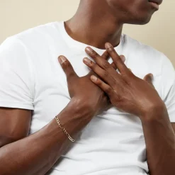 Histoire d'Or Bracelet Cameo Alternee 1/3 Or Jaune* Bracelets|Bracelets Maille