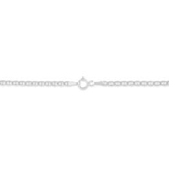 Discount Histoire d'Or Bracelet Capucin Or Blanc Maille Marine Plate