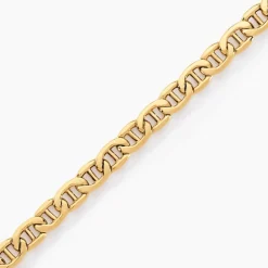 Histoire d'Or Bracelet Capucin Or Jaune Maille Marine Plate* Bracelets|Bracelets Maille