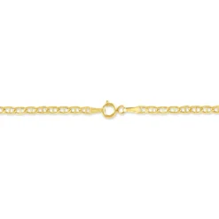 Online Histoire d'Or Bracelet Capucin Or Jaune Maille Marine Plate