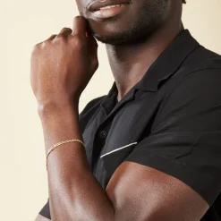 Discount Histoire d'Or Bracelet Capucin Or Jaune Maille Marine Plate