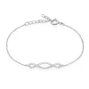 Hot Histoire d'Or Bracelet Carla Argent Blanc Oxyde De Zirconium