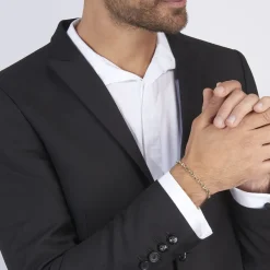 Histoire d'Or Bracelet Carlo Or Bicolore Maille Marine Ronde* Bracelets|Bracelets Maille