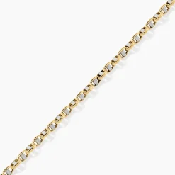 Histoire d'Or Bracelet Carlo Or Bicolore Maille Marine Ronde* Bracelets|Bracelets Maille