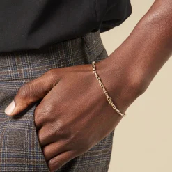 Histoire d'Or Bracelet Carlo Or Bicolore Maille Marine Ronde* Bracelets|Bracelets Maille