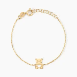 Discount Histoire d'Or Bracelet Carmin Ourson Or Jaune