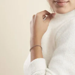 Histoire d'Or Bracelet Carola Maille Jaseron Argent Blanc* Bracelets|Bracelets Fantaisie