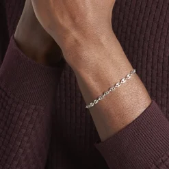 Histoire d'Or Bracelet Carrus Argent Blanc