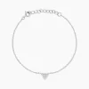 Hot Histoire d'Or Bracelet Cassandre Argent Blanc Oxyde De Zirconium