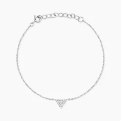 Hot Histoire d'Or Bracelet Cassandre Argent Blanc Oxyde De Zirconium