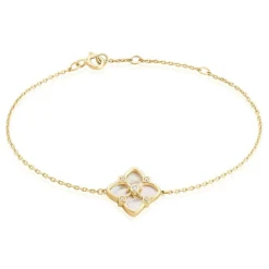 Histoire d'Or Bracelet Cassian Plaque Or Doré Nacre Oxyde De Zirconium* Bracelets