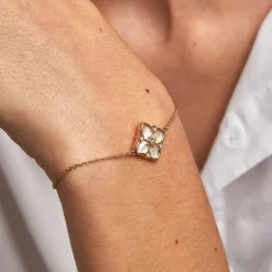 Histoire d'Or Bracelet Cassian Plaque Or Doré Nacre Oxyde De Zirconium* Bracelets