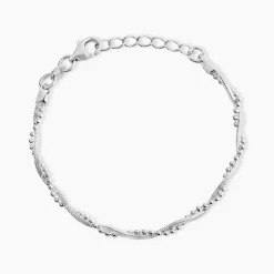 Online Histoire d'Or Bracelet Cathel Argent Blanc