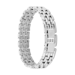 Histoire d'Or Bracelet Celicia Maille Grain De Riz Acier Blanc* Bracelets|Bracelets Fantaisie