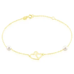 Histoire d'Or Bracelet Cenzo Or Jaune Perles De Culture* Bracelets