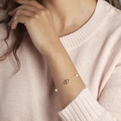 Histoire d'Or Bracelet Cenzo Or Jaune Perles De Culture* Bracelets