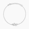 Online Histoire d'Or Bracelet Cesarine Argent Blanc Oxyde De Zirconium