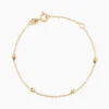 Discount Histoire d'Or Bracelet Chaine Boules Alternees Or Jaune