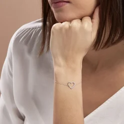 Histoire d'Or Bracelet Chlora Or Blanc Diamant* Bracelets