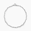 Clearance Histoire d'Or Bracelet Ciana Torsade Diamante Argent Blanc