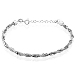 Histoire d'Or Bracelet Ciana Torsade Diamante Argent Blanc* Bracelets|Bracelets Fantaisie