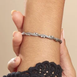 Histoire d'Or Bracelet Ciana Torsade Diamante Argent Blanc* Bracelets|Bracelets Fantaisie