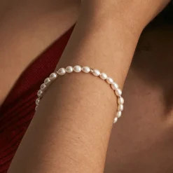 Histoire d'Or Bracelet Ciriola Or Jaune Perle De Culture* Bracelets