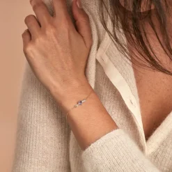 Clearance Histoire d'Or Bracelet Clothilde Or Jaune Améthyste Oxyde De Zirconium or jaune améthyste violet