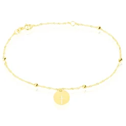 Histoire d'Or Bracelet Cobeia Croix Maille Forçat Or Jaune* Bracelets