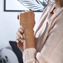 Histoire d'Or Bracelet Cobeia Croix Maille Forçat Or Jaune* Bracelets