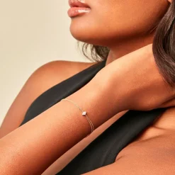 Histoire d'Or Bracelet Collection Icone Or Jaune Diamant Synthétique* Bracelets