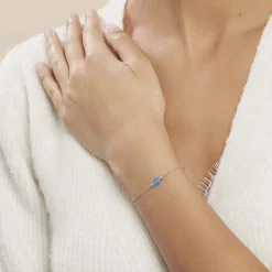 Histoire d'Or Bracelet Corelana Argent Blanc Pierre De Synthese* Bracelets|Bracelets Fantaisie