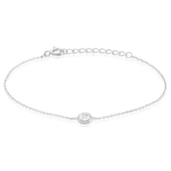 Histoire d'Or Bracelet Court Argent Blanc Laureano Oxyde De Zirconium* Bracelets|Bracelets Fantaisie