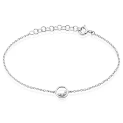 Histoire d'Or Bracelet Court Argent Blanc Vivence Oxyde De Zirconium* Bracelets|Bracelets Fantaisie