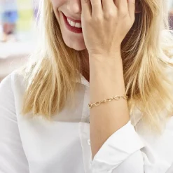 Online Histoire d'Or Bracelet Crepine Or Jaune