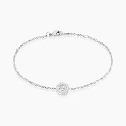 Online Histoire d'Or Bracelet Cyllene Argent Blanc Oxyde De Zirconium