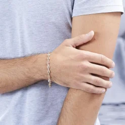 Best Histoire d'Or Bracelet Dami Maille Grain De Café or tricolore