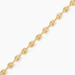 Online Histoire d'Or Bracelet Dami Maille Grain De Cafe or jaune