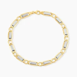 Histoire d'Or Bracelet Danae Plaquette Or Bicolore* Bracelets|Bracelets Maille