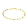 Online Histoire d'Or Bracelet Danae Plaquette Or Bicolore