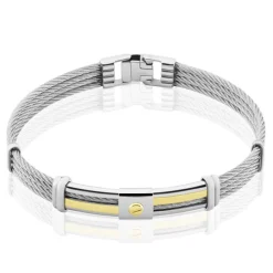 JOURDAN Bracelet Davilia Or Acier Bicolore* Bracelets