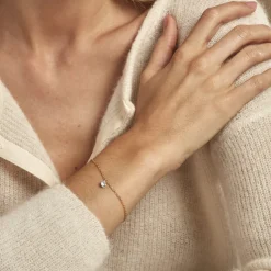 Sale Histoire d'Or Bracelet Delma Plaqué Or Jaune Oxyde De Zirconium