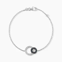 Outlet Histoire d'Or Bracelet Diana Argent Blanc Oxyde De Zirconium