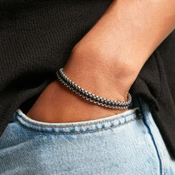 Discount Histoire d'Or Bracelet Dilhan Acier Blanc