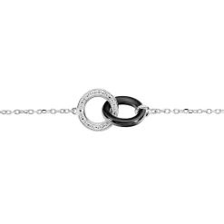 Hot Histoire d'Or Bracelet Dina Argent Blanc Céramique Et Oxyde De Zirconium