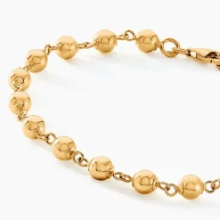 Online Histoire d'Or Bracelet Diona Diona Maille Boule Or Jaune