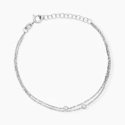 Histoire d'Or Bracelet Donya Argent Blanc Oxyde De Zirconium* Bracelets|Bracelets Fantaisie