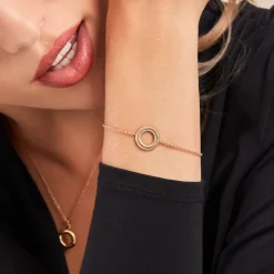 Hot Histoire d'Or Bracelet Dune Plaqué Or Doré